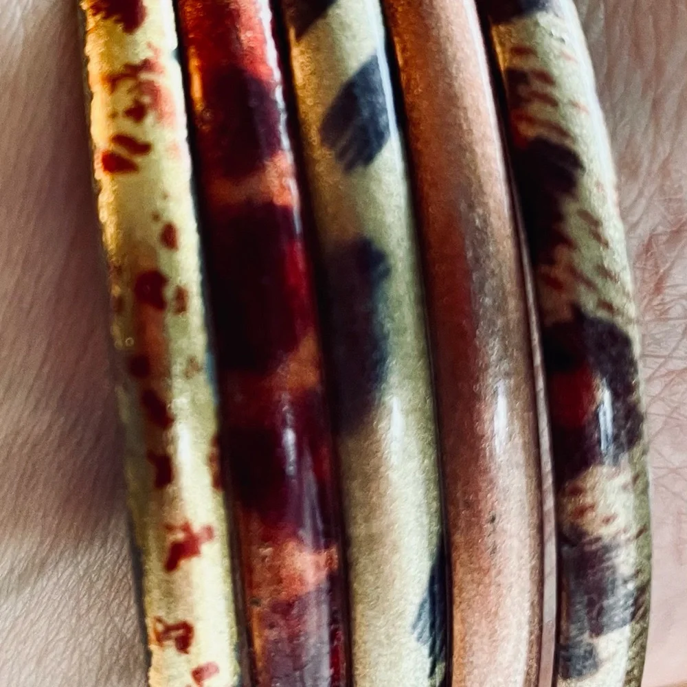 Bangle bracelets. Bundle of 5! - Picture 3 of 3